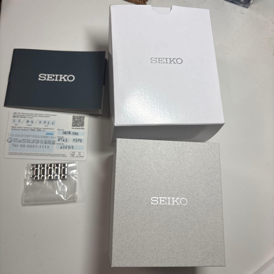 SEIKO SBTR055 Black Dial Currently Out of Manufacturer’s 3 Years