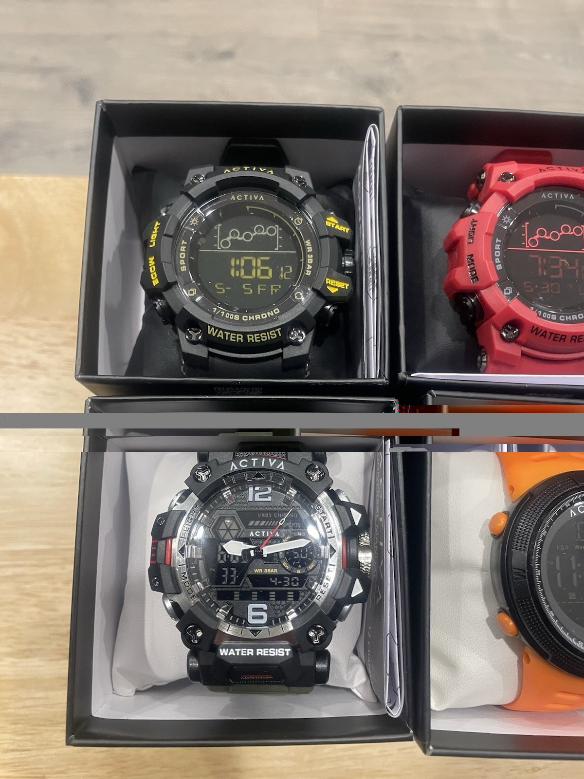 Activa X Invicta Lot of 6 Watches Multicolor Collection Bulk Assorted