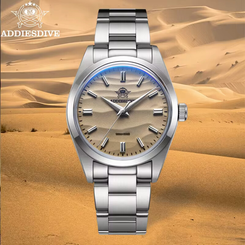 ADDIESDIVE Men’s Quartz Dial Watch 36mm 100m Waterproof