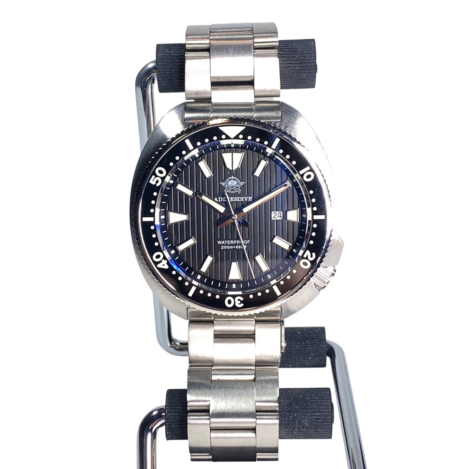 Addiesdive AD2507 Turtle Style Diver Miyota Quartz Watch 41.5mm WR 200m Sporty