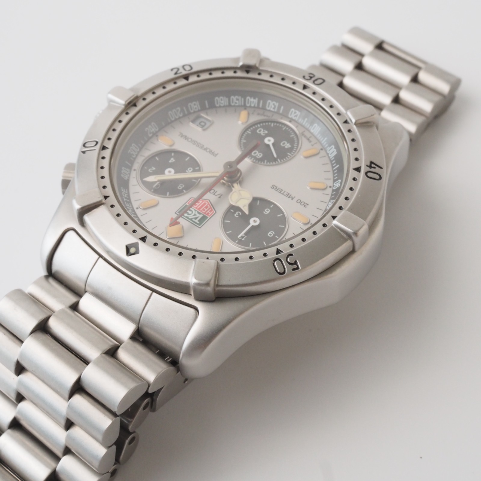 TAG Heuer 2000 CE1111 Quartz Chronograph Gray Dial Professional 200m Men’s Box
