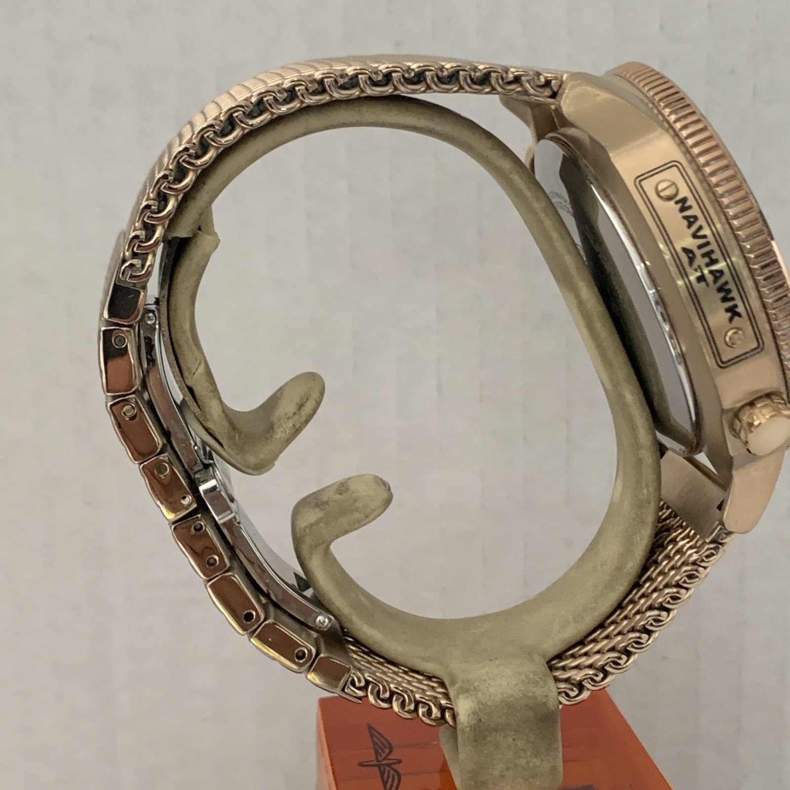 Citizen Men’s Navihawk Eco Drive R.Controlled A-T Rose Gold PVD Watch JY8033-51E