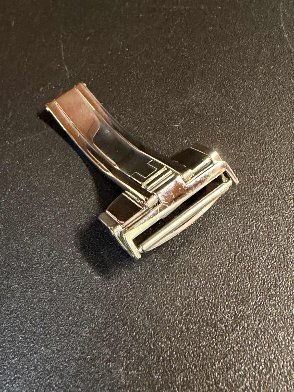 Zenith Original Steel Folding Clasp 13.3mm Folding Clasp Buckle NOS