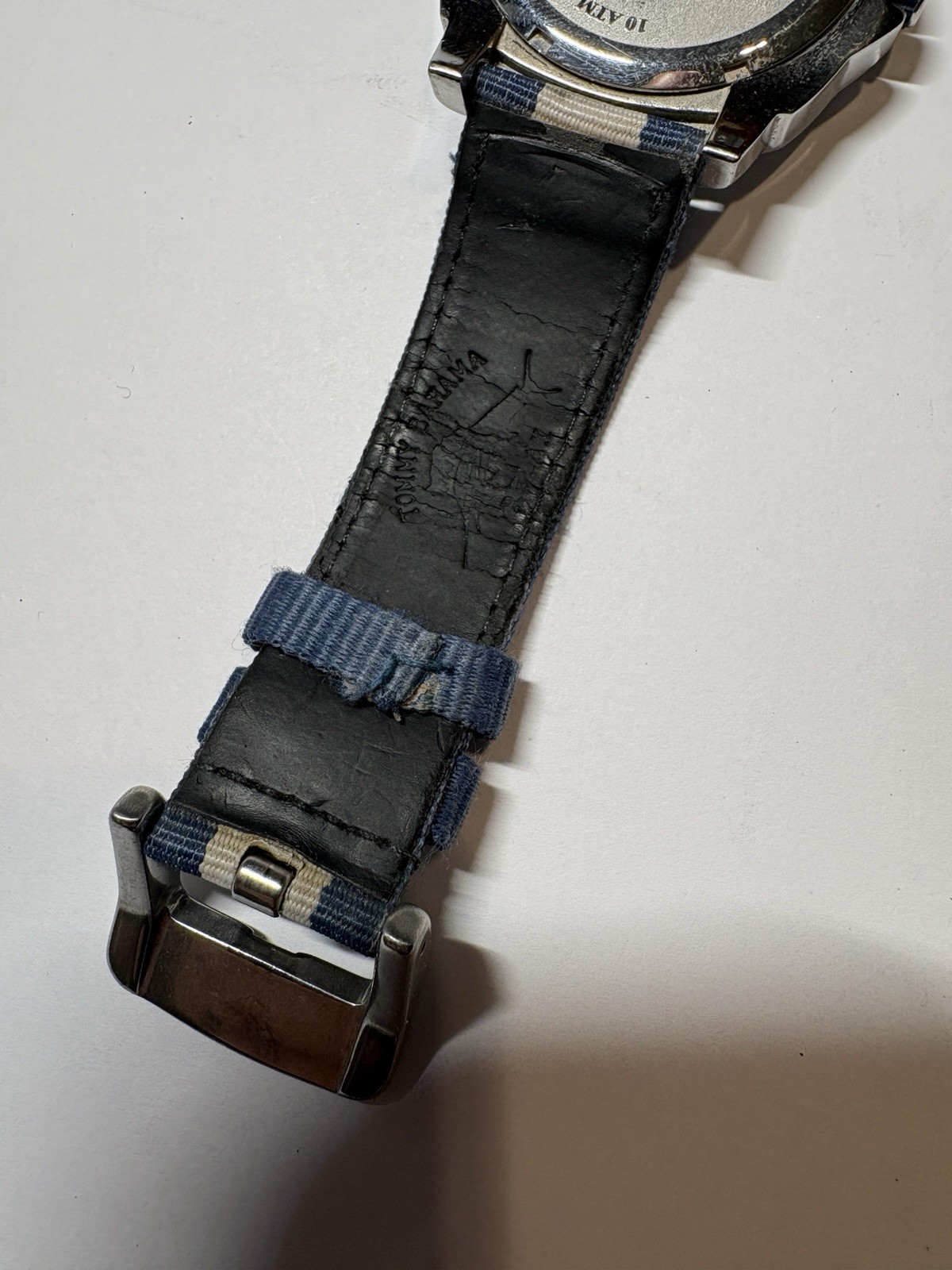 Tommy Bahama RLX1027 RELAX Blue watch – Blue and White band SEE DESCRIPTION