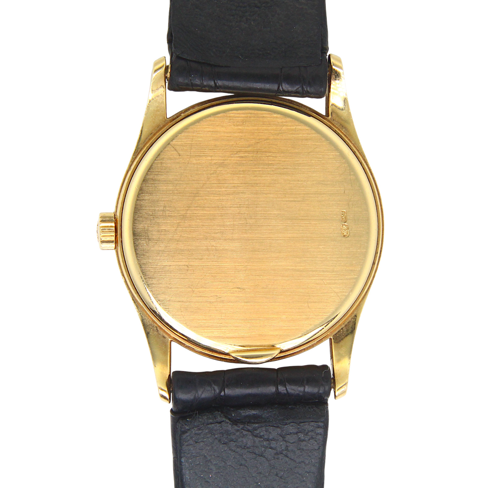 Patek Philippe Calatrava 31mm Clou De Paris Hobnail Bezel Manual Wind 18k Gold