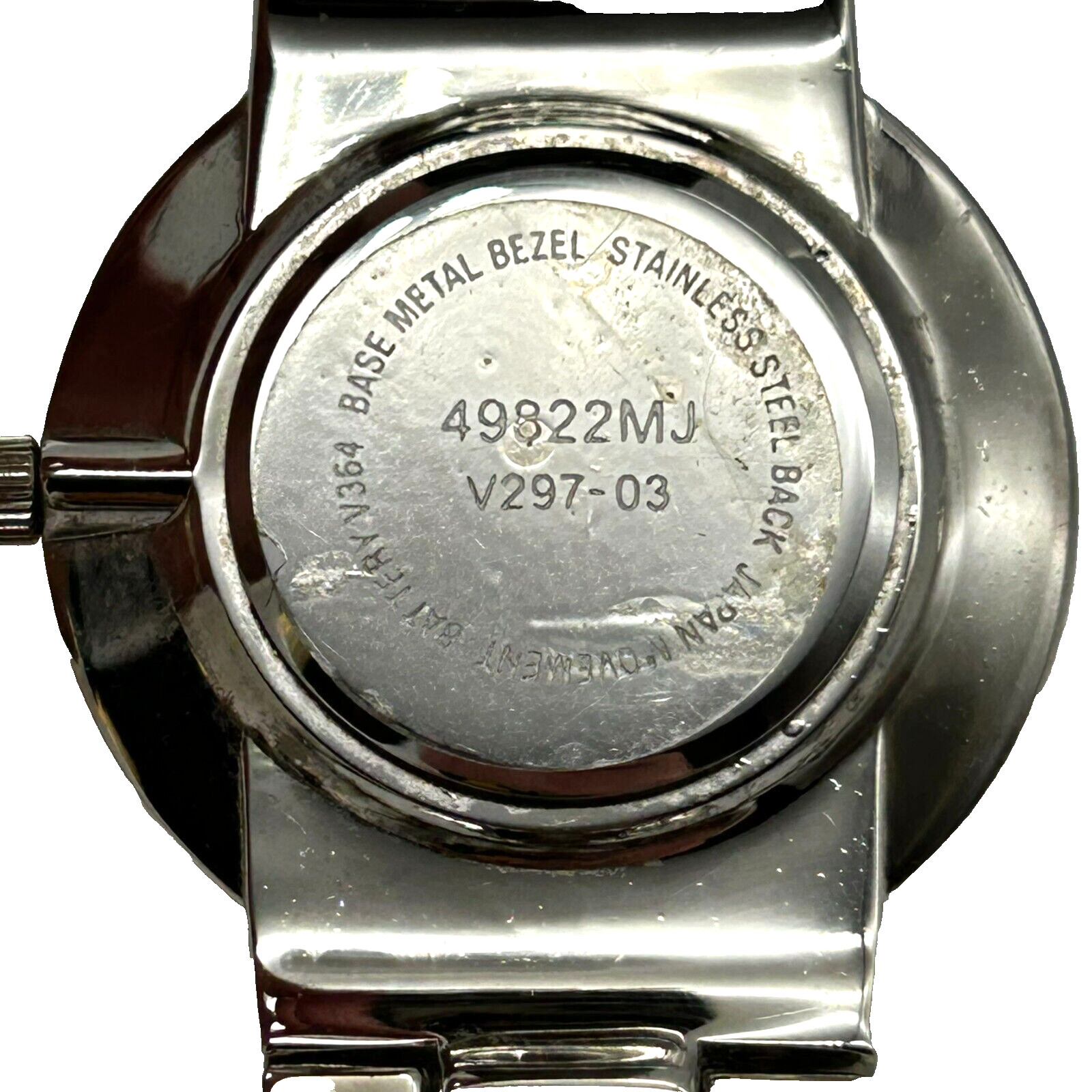Massini Unisex Silver Tone Wrist Watch Second Hand Nurse