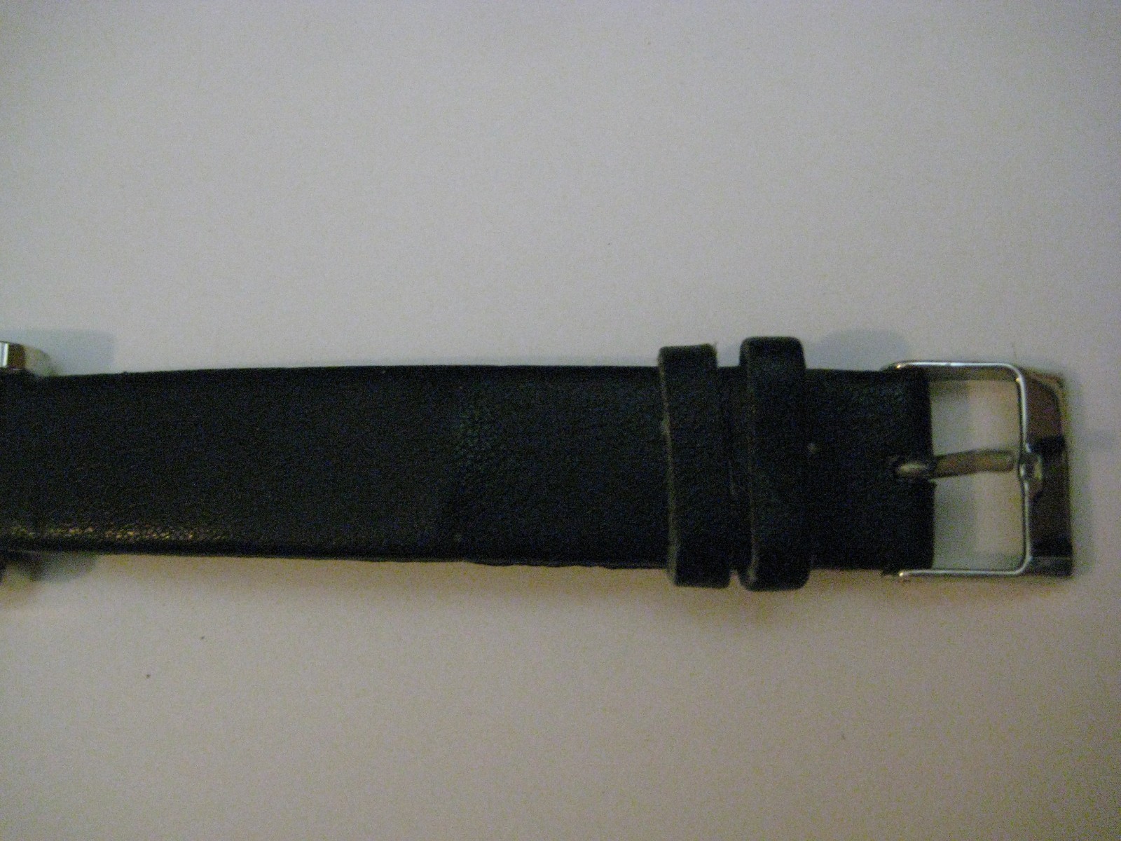 ALTA LINEA womens watch Black LEATHER band Faux Diamonds jewelry AUSTRALIA Time