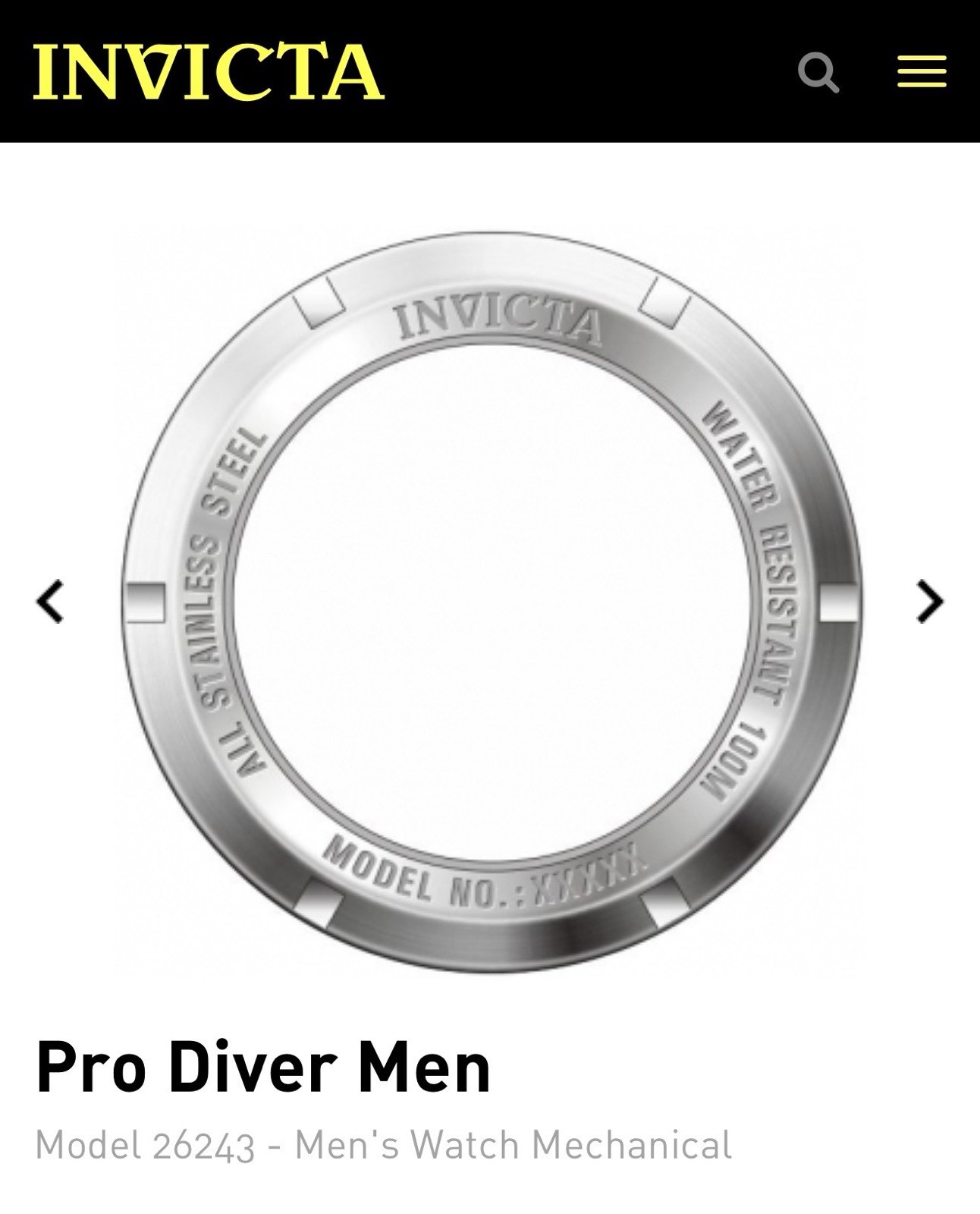 Invicta Pro Diver “Ghost Bridge” Mechanical watch 26243