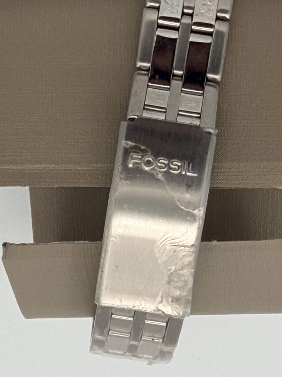 Fossil Big Tic Y2K Era Watch JR-7860 New – Old Stock – Plastic on back & on band