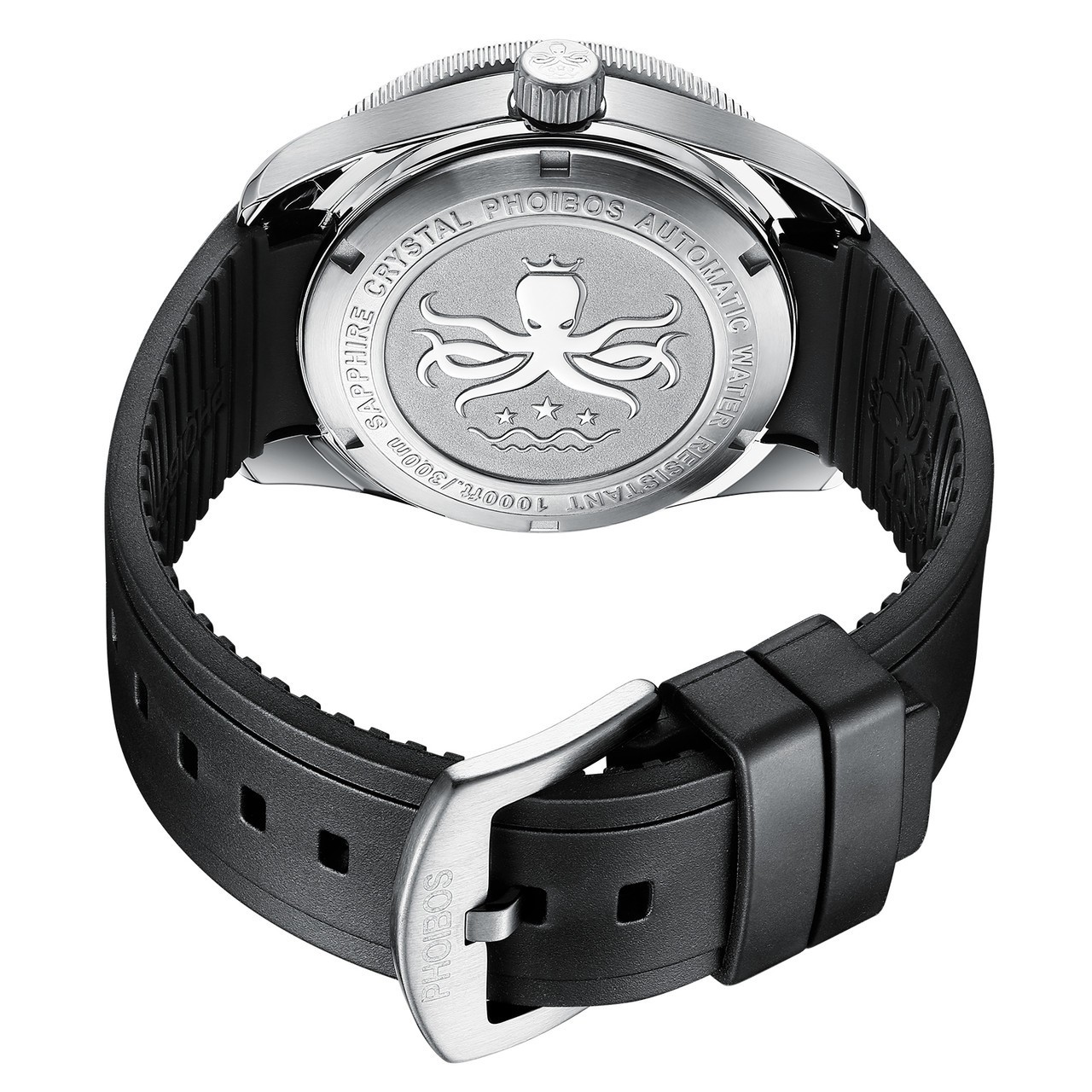 PHOIBOS Wave Master PY010ER Men’s Diver Watch Abalone Shell 300m WR
