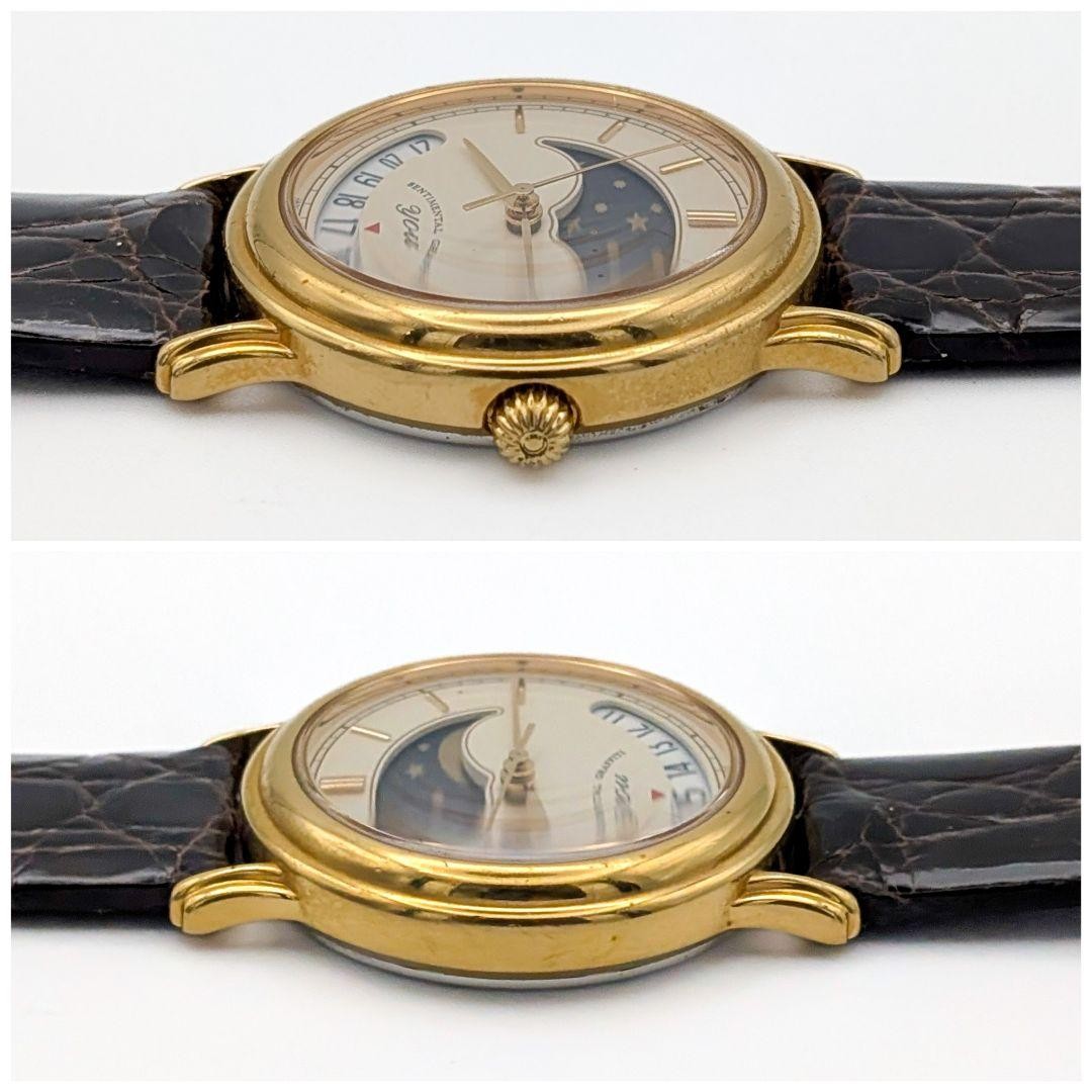 Orient Centimental Graphiti You Moon Phase Watch Gold Dial wrist 18cm