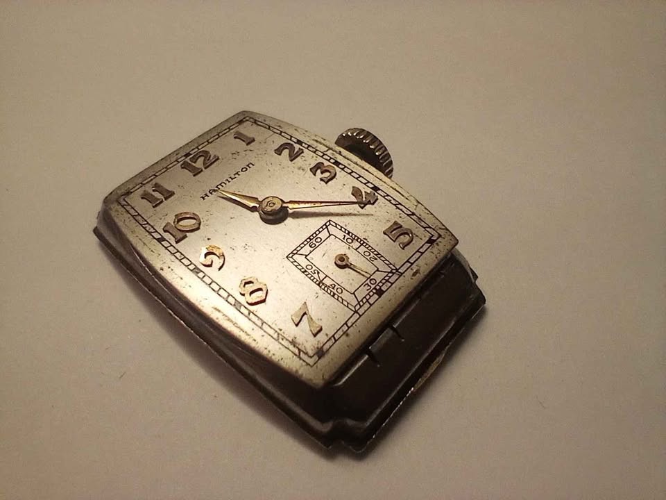 Hamilton 30s/40s “Donald” 17 jewel, 14k gold filled wrist watch, works.