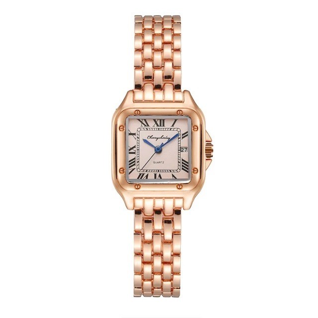Women’s Fashion Quartz Watch Stainless Steel Square Design