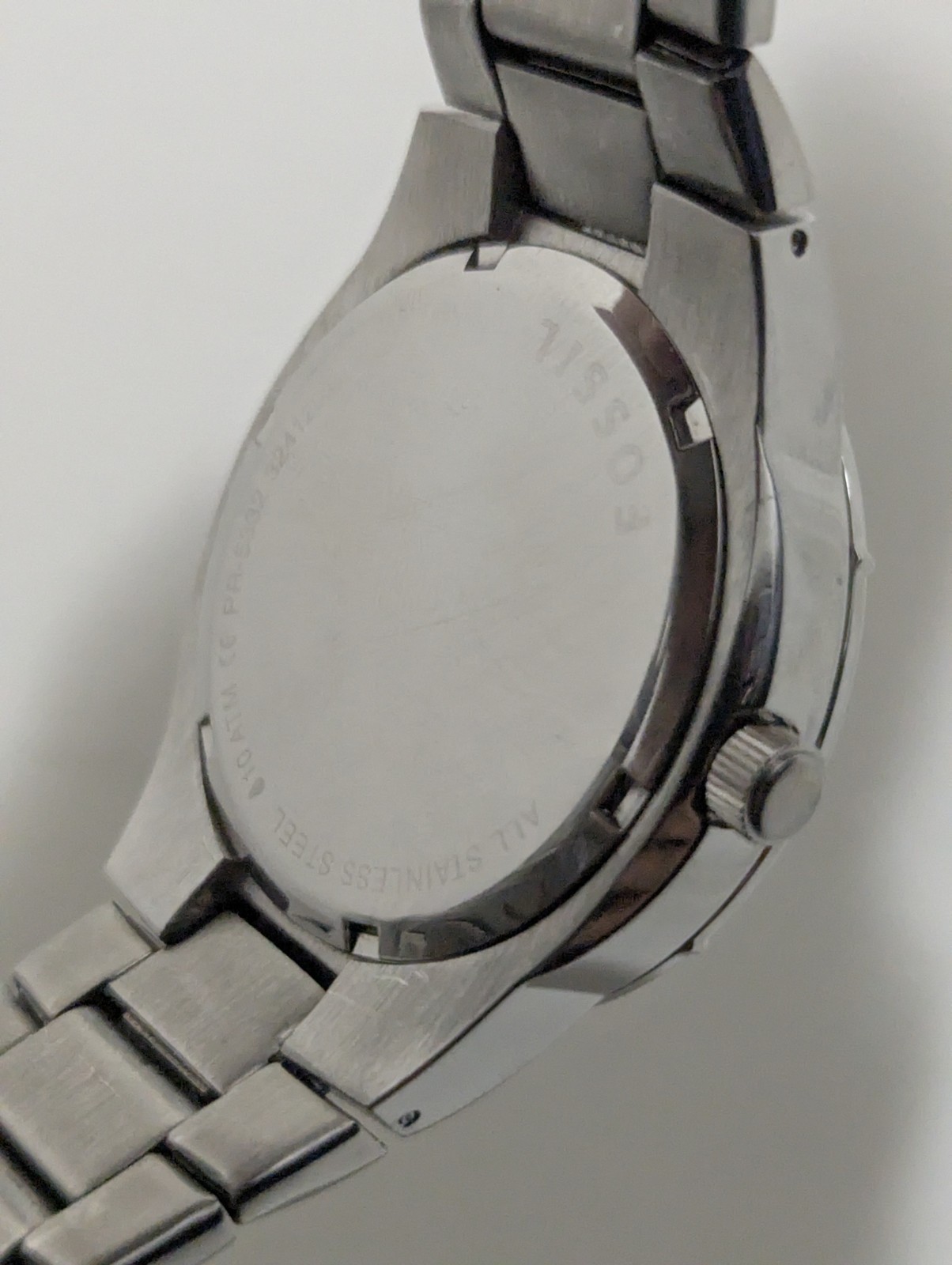 Fossil International Paper Men’s Watch w/ Date Quartz 10 ATM WR – Runs Tested