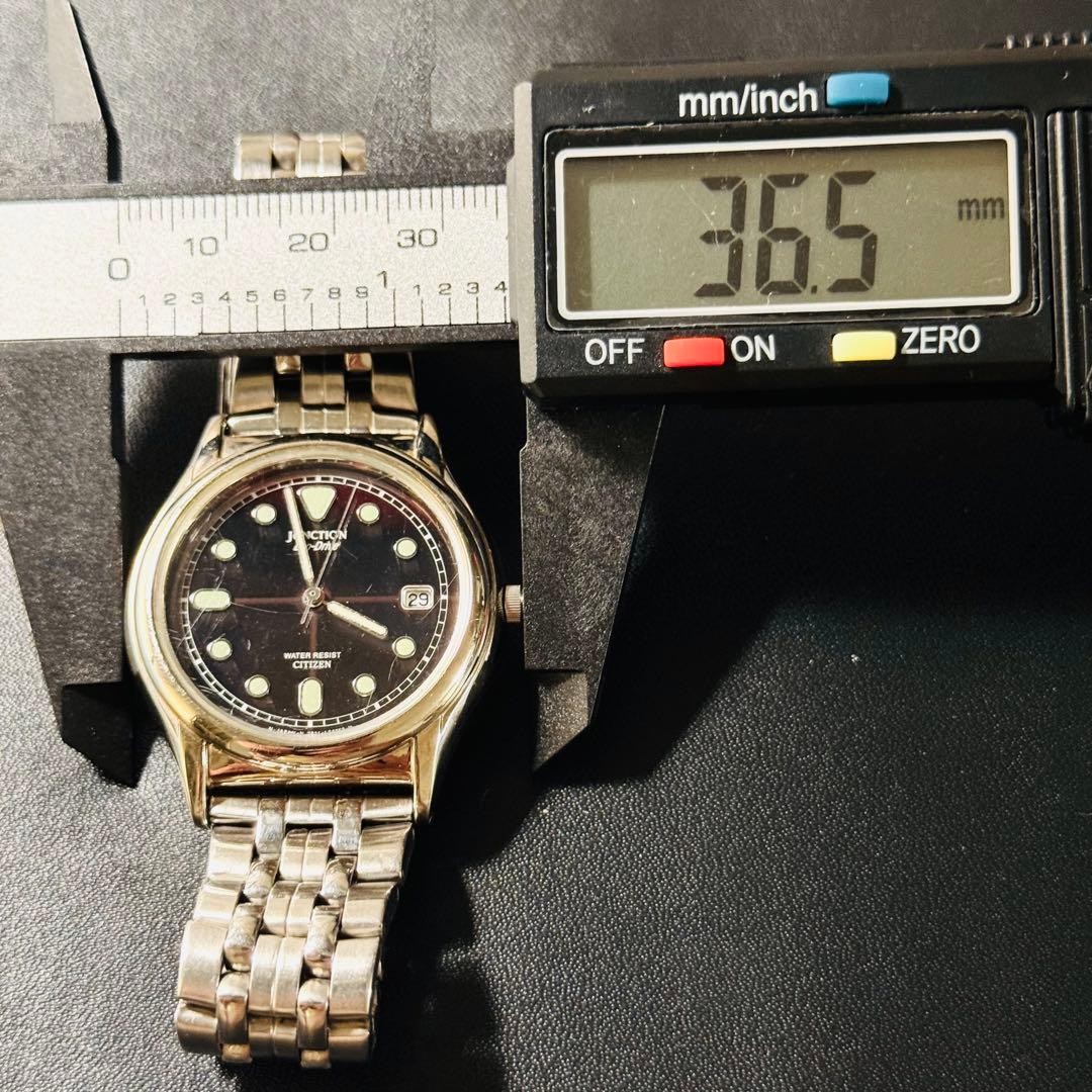 Citizen Junction Eco-Drive Solar Watch, Black Dial, 7821 【From Japan】