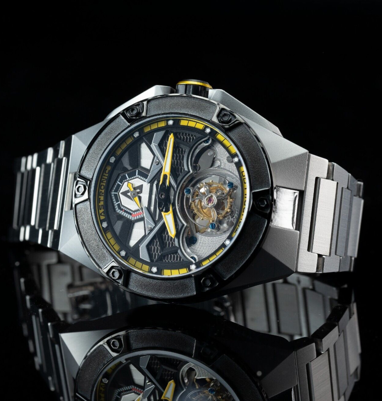 Astronic 3D Co-Axial Flying Nighthawk Tourbillon Watch