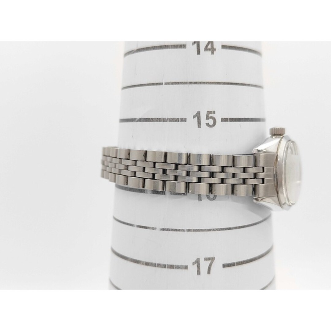 Rado Green Horse 759-1 Ladies Automatic Date Watch Silver Vintage Japan