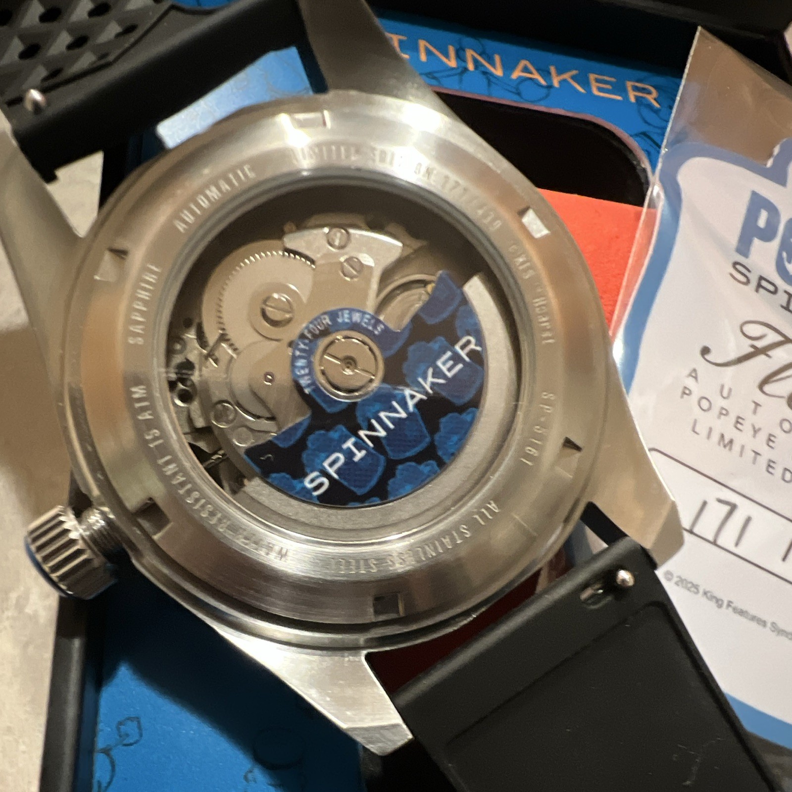 Spinnaker Fleuss Popeye Automatic Limited Edition Diver 43mm w/ Box & Papers