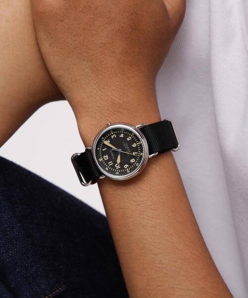 AVIREX TIMEX TYPE-25A 38mm Black Watch MATTE MIDGET Reissue AVIREX 50th Anniv.