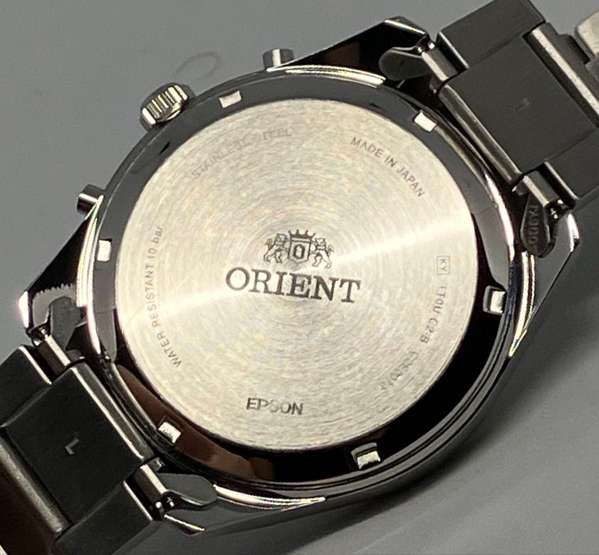 ORIENT NEO70’s WV0481TT Red Chronograph Quartz Men’s Watch Full Set Japan