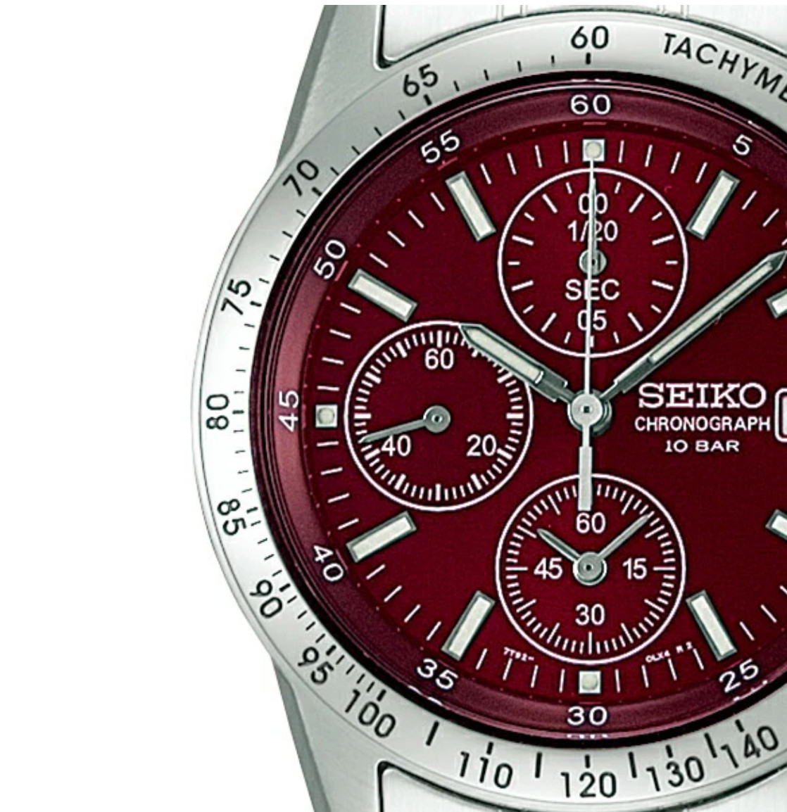 SEIKO SPIRIT SBTQ045 Chronograph RED Quartz Men’s Watch in Box New from Japan