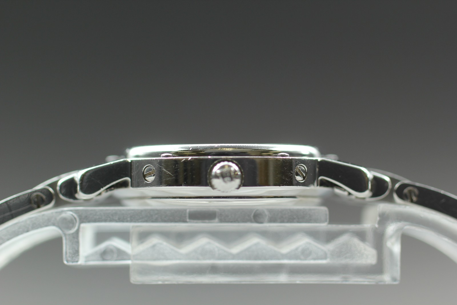 Vintage Hermes Clipper CL4.210 Black Dial Ladies Quartz 24mm Swiss Watch C.2000
