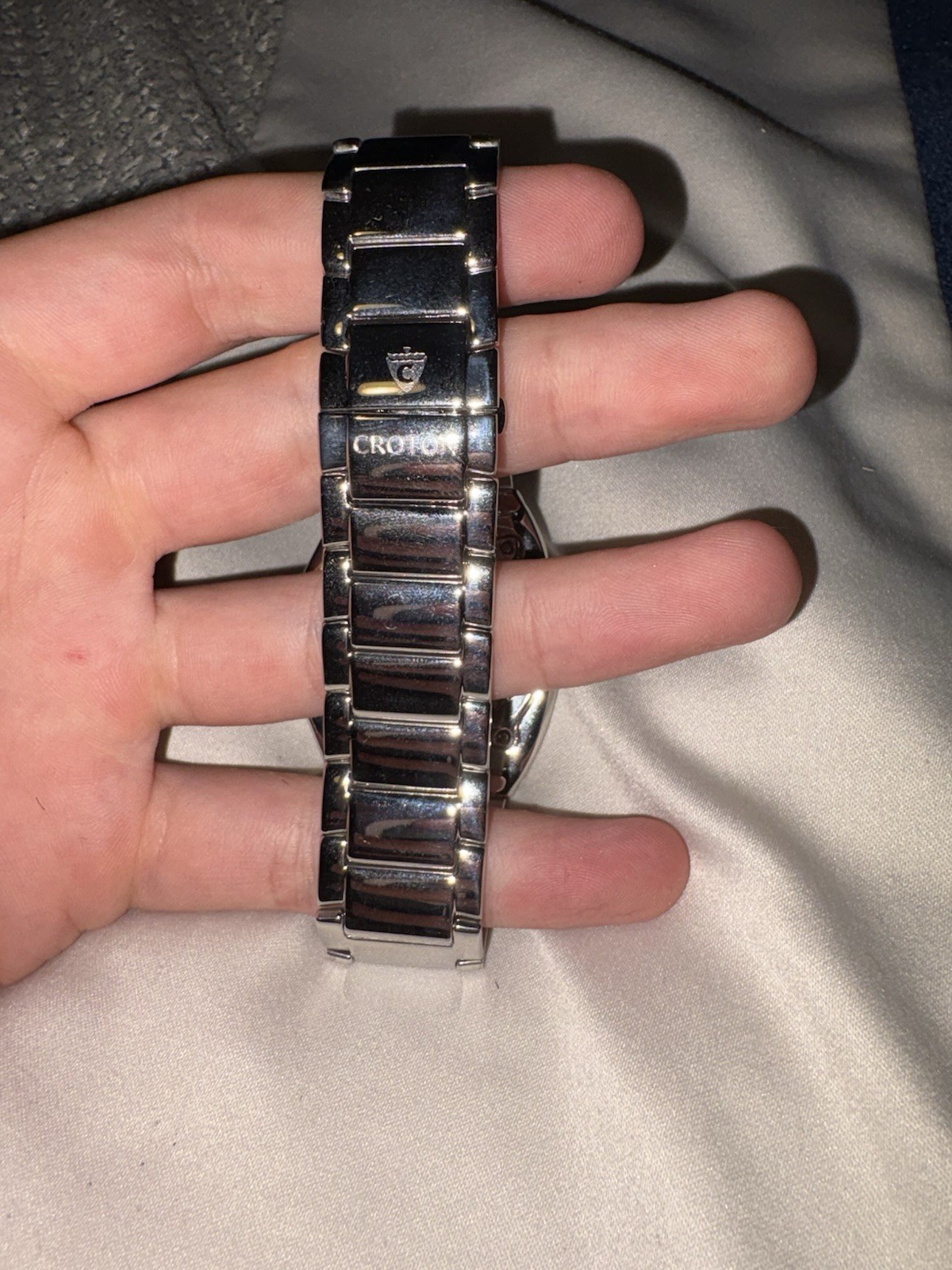 Croton CN307053 Swiss Made Sapphire Watch w/ Box & Extra Strap