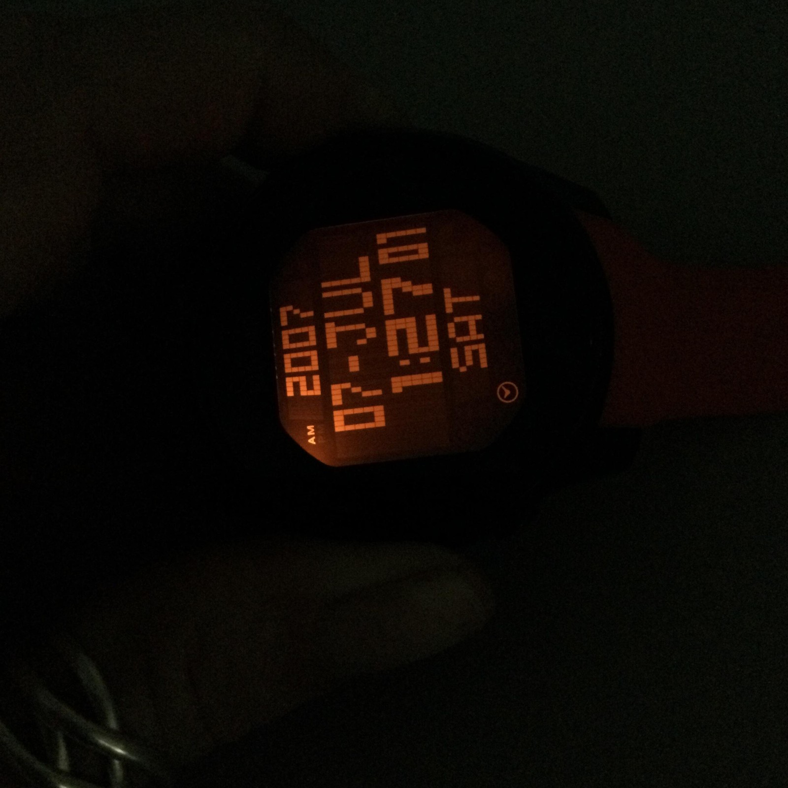 Pulsar W861-X006 Mens Watch 47mm Digital Black Orange Rubber New Battery