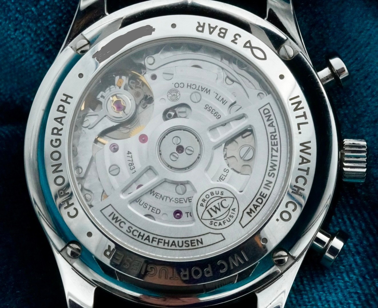 2021 IWC Portugieser Chronograph 41 Blue Dial IW371606 IWC Warranty until 2029