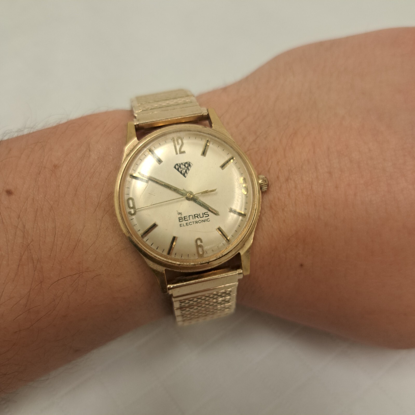 Vintage Estate 1969 Benrus 60 By Benrus Electronic 11 Jewel France
