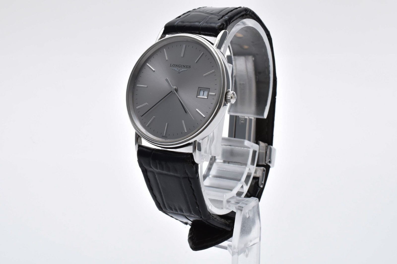 [Near MINT] LONGINES Grand Classic L4.720.4 Silver Dial Date Quartz Men’s Watch