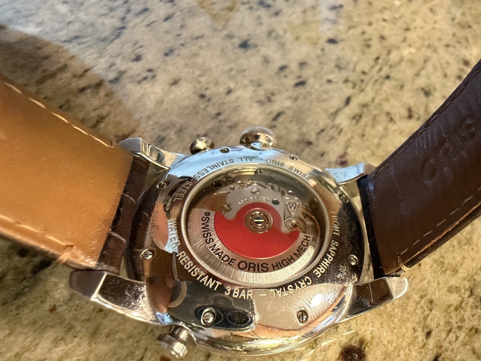 Oris Worldtimer Automatic Silver/Gray Dial Leather/42 mm Comes with Two Straps