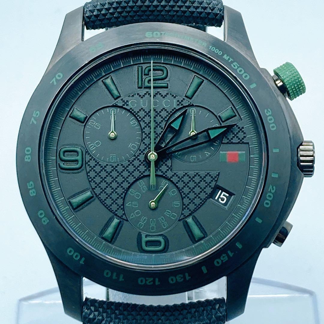 804 Gucci G Timeless Chronograph 126.2 Round Wristwatch