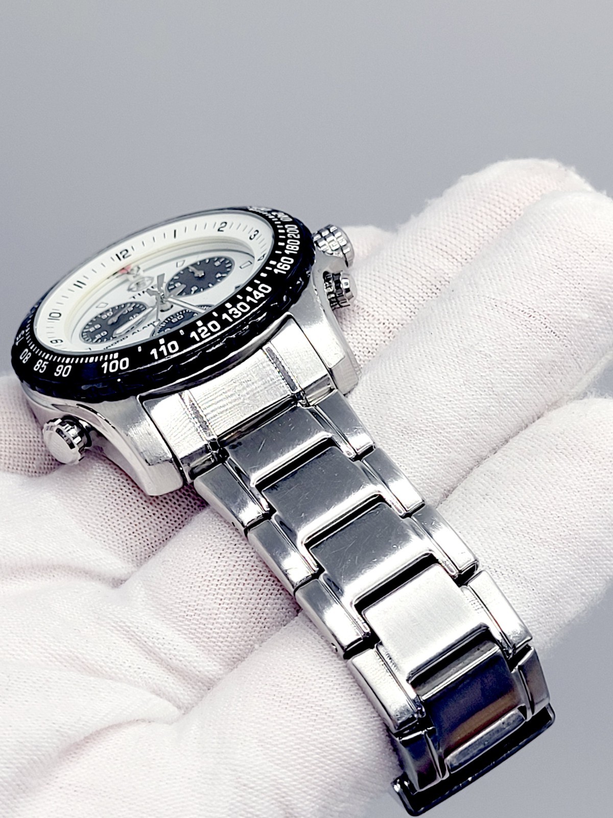 N MINT Timex Expedition T42331 Indiglo Chronograph Tachymeter Alarm watc G2U
