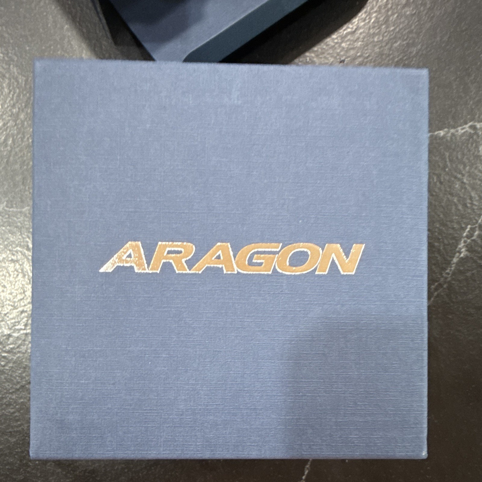 ARAGON Sea Charger Automatic 50mm Diver Blue Dial Titanium SS Bracelet w/ Box