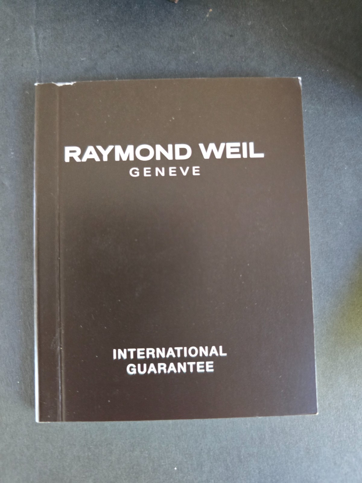 RAYMOND WEIL TANGO CHRONOGRAPH WATCH 4881 WITH RUBBER STRAP / BOX & PAPERS