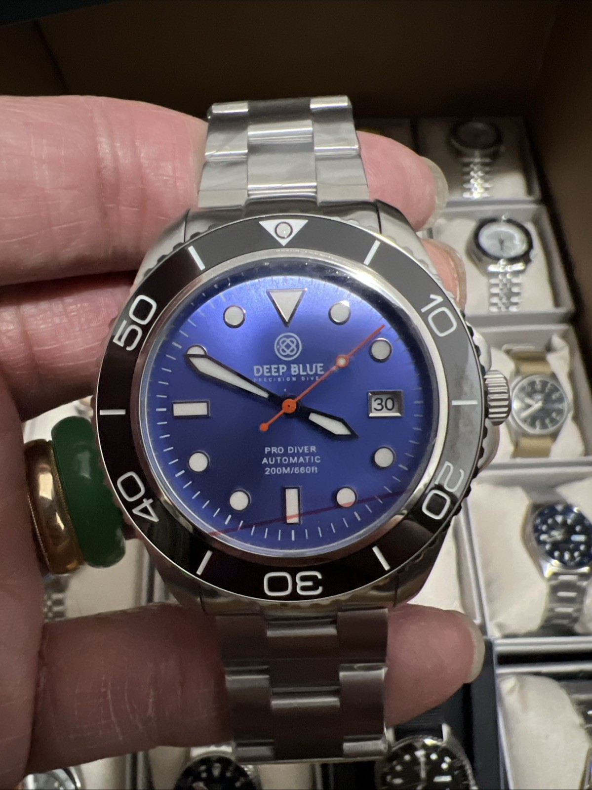 Authentic🔥PRO DIVER 200 LAVENDER DIAL🔥42.5MM AUTOMATIC❤️DIVE WATCH🎁BNS🙏