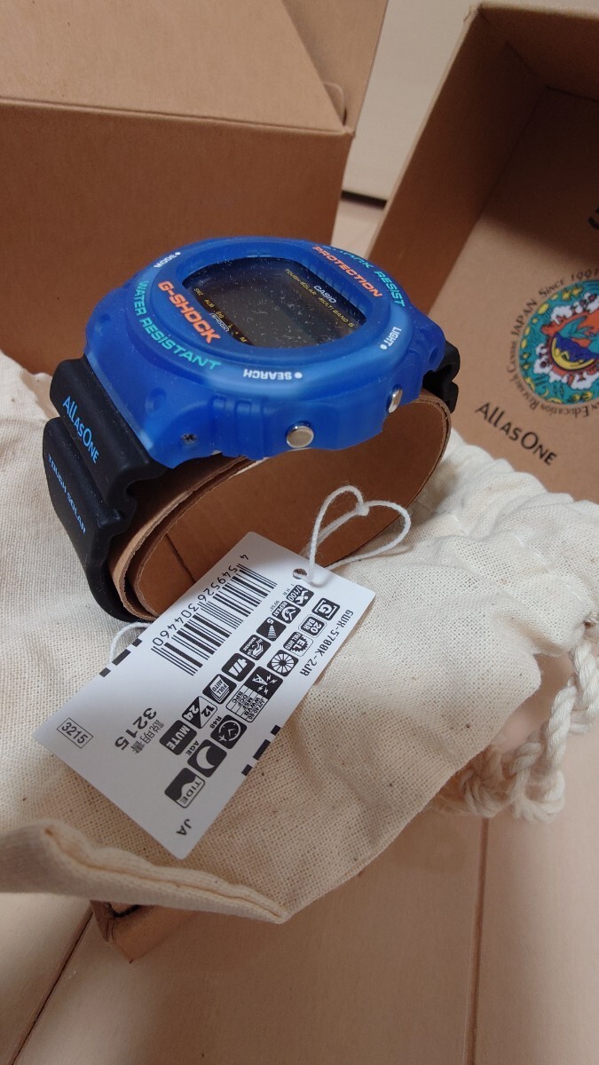 New and unused CASIO G-SHOCK GWX-5700K-2JR Irukuji 30th Anniversary Model Blue
