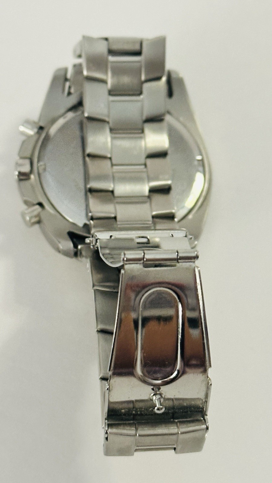 Pulsar Men’s Quartz Chronograph Tachymeter Date 100m Silver Steel Watch