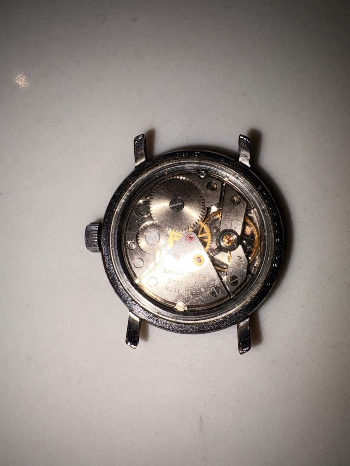 Benrus Competition Watch (1960s) 17 Jewels Sapphire crystal Case Back Vintage