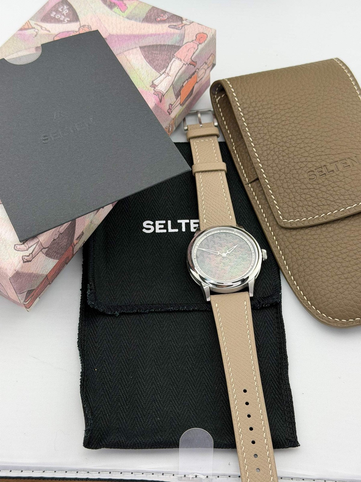 Selten x WatchHo Co. Jui, Real Seashell Dial, 39mm, 2026 Box and Papers