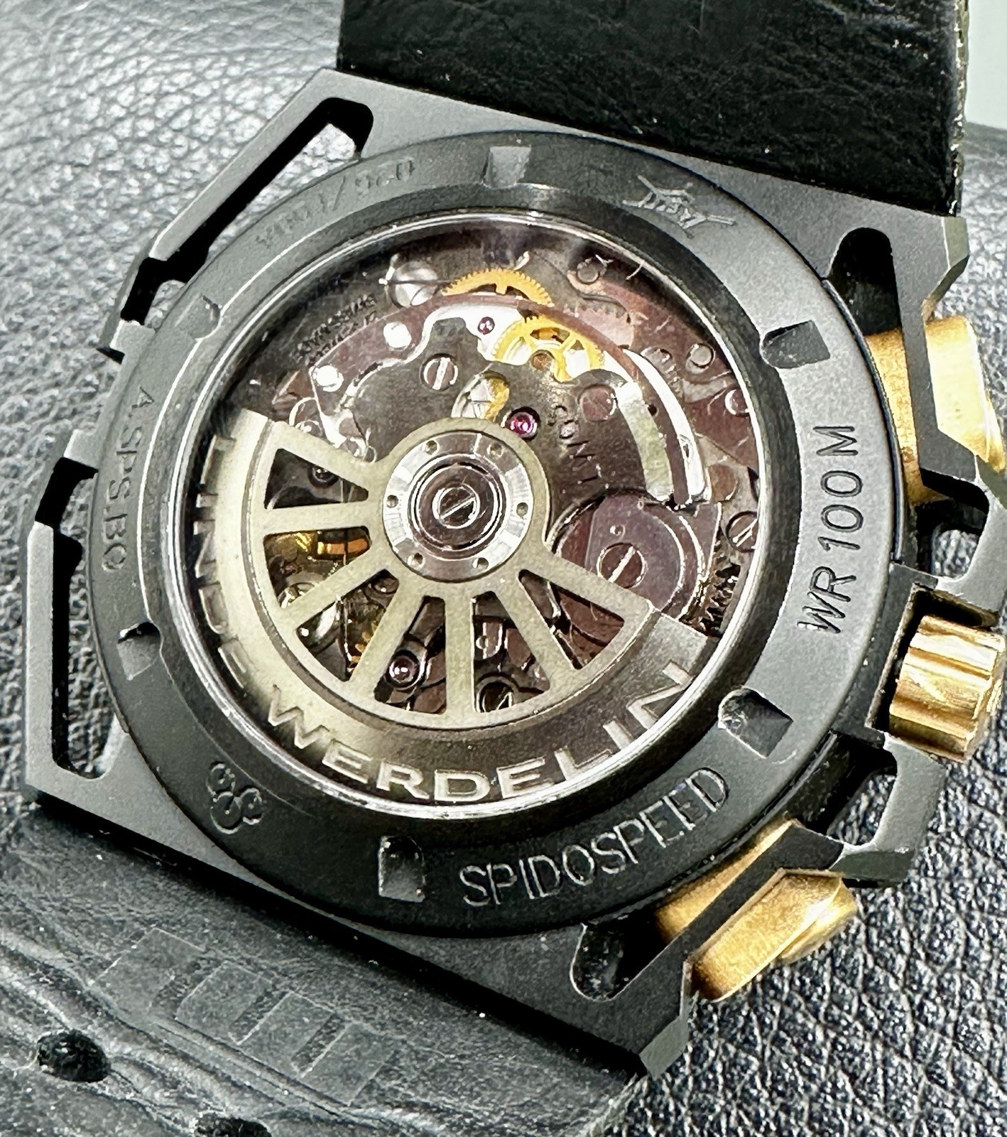 LINDE WERDELIN SpidoSpeed Chronograph Limited Rose Gold Black PVD Titanium