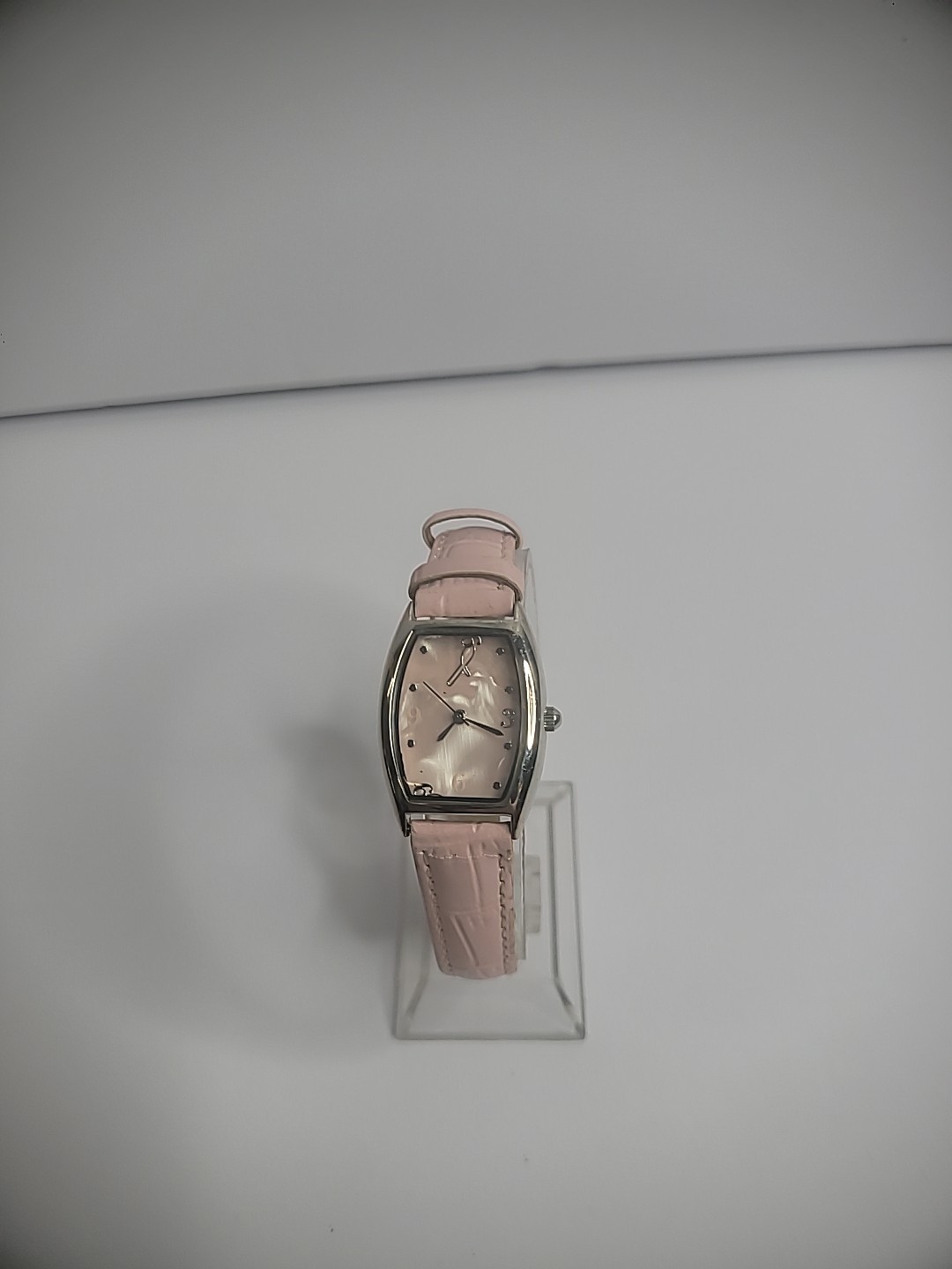 Vintage Wristwatch Watch Womens Pink Breast Cancer Awareness Jewelry Costume
