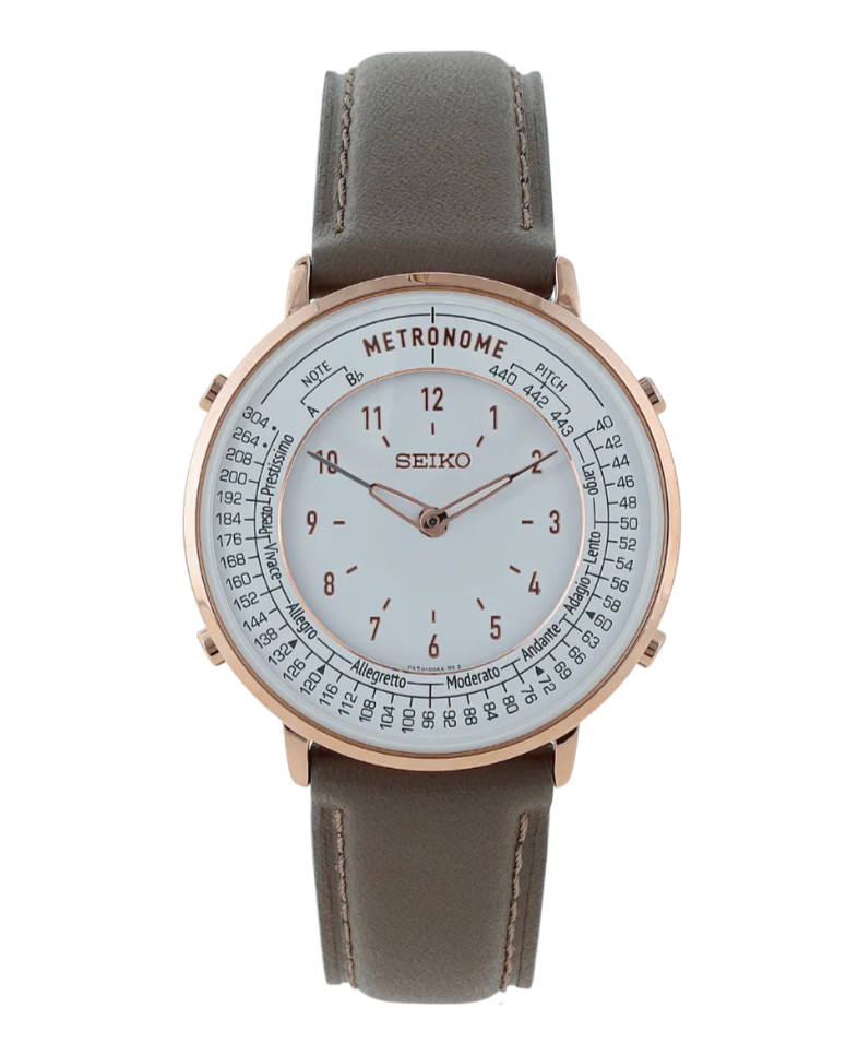 SEIKO [Limited Edition] Metronome Watch Elegant Series White x Gray SMW002APN