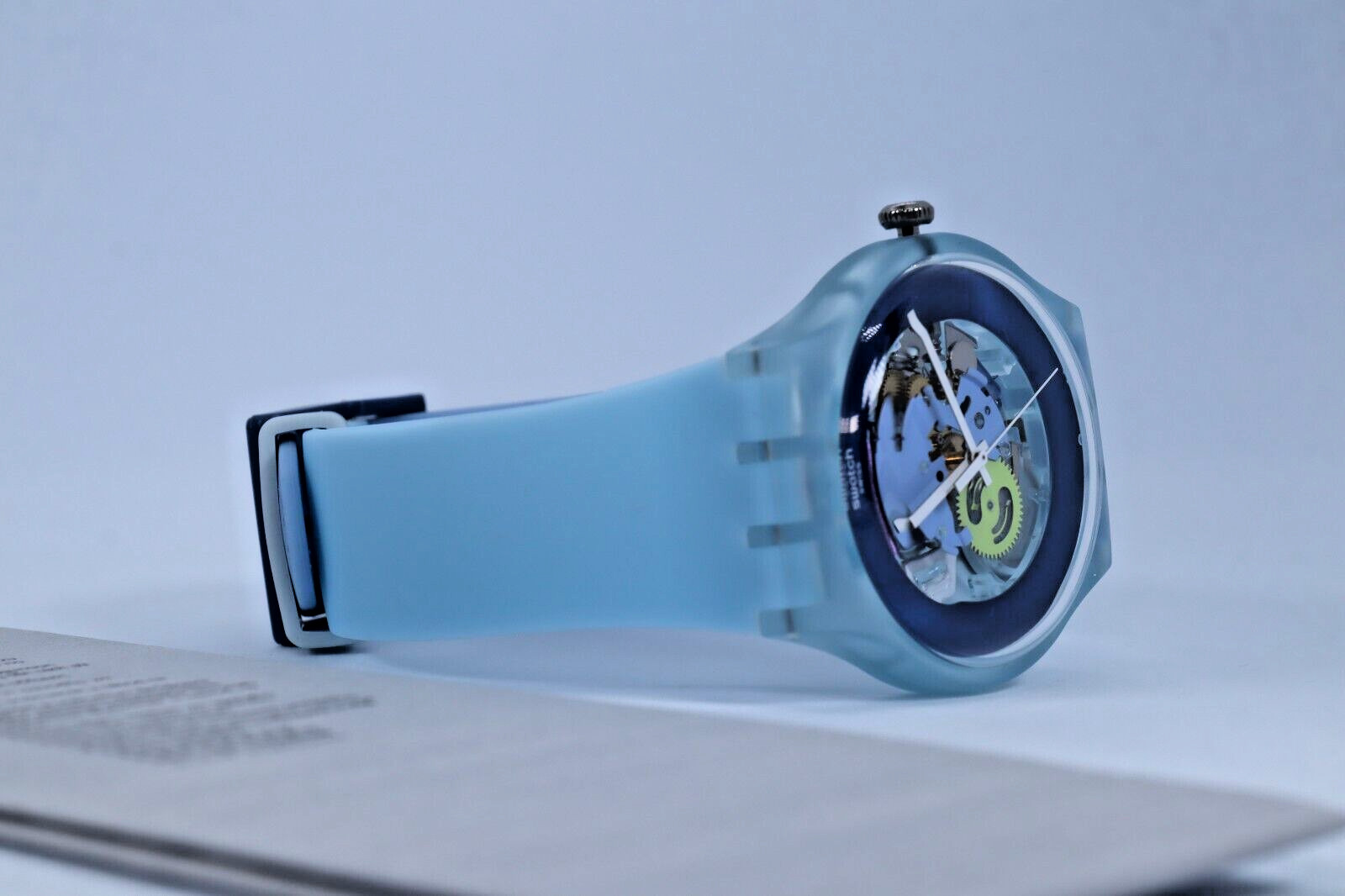New limited Swiss Swatch New Gent 41MM Cool Me Watch SUOS100 Adult Unisex Blue