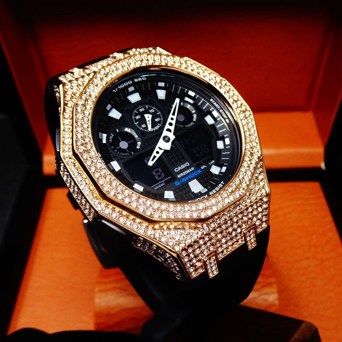 New〓mod Casioak〓G-Shock custom watch〓Regular GA100B body included〓Aftermarket