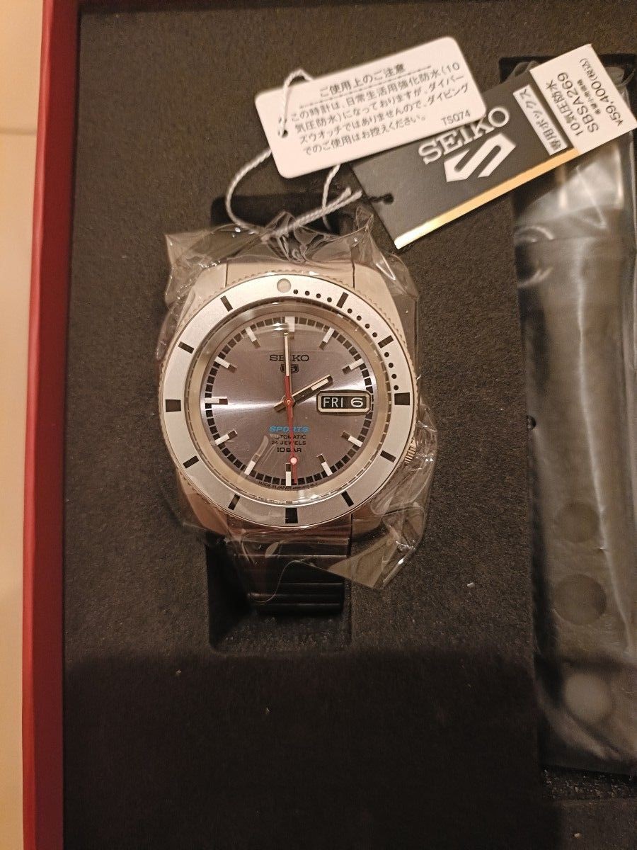 Seiko SBSA269 5 Sports Heritage Reissue Limited Serial 777 Unused Box