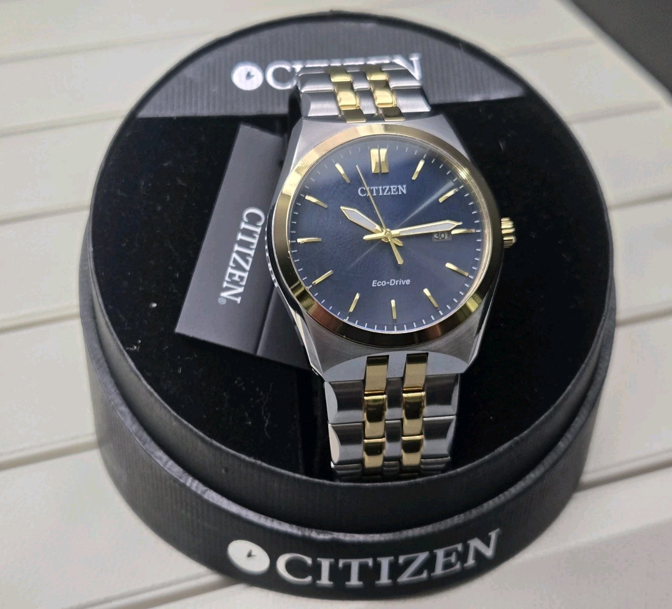 Citizen BM7334-58L Corso Eco-Drive Blue Dial Store Display Men’s Watch