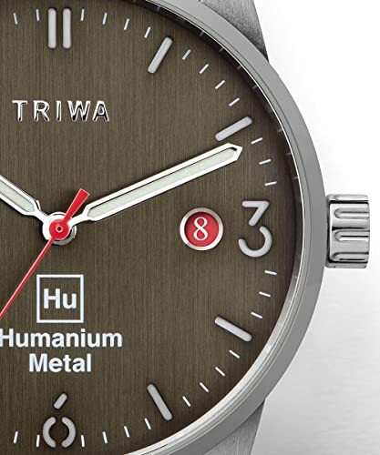 TRIWA Time for Peace Humanium HU39GR Green Quartz Watch Sweden Japan New Y870155