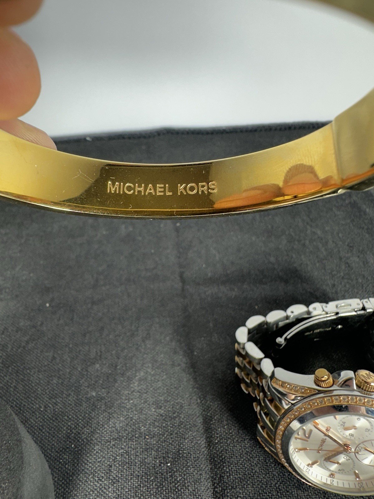 Michael Kors MK5888 Two-Tone Chronograph Date Quartz Women’s Watch 100m
